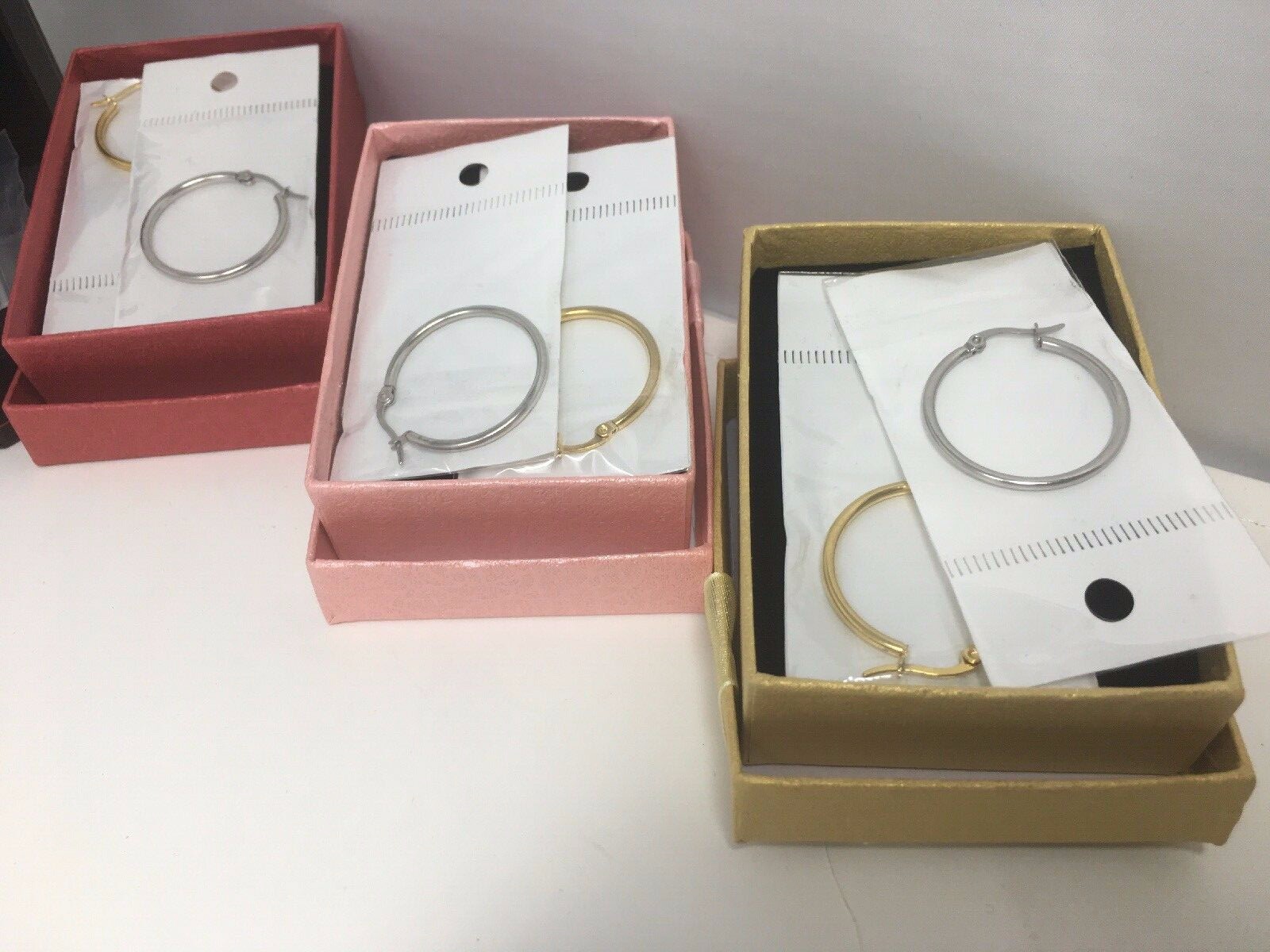 WHOLESALE LOT 27 BOXED SETS WOMENS EARRINGS------------FREE SHIPPING