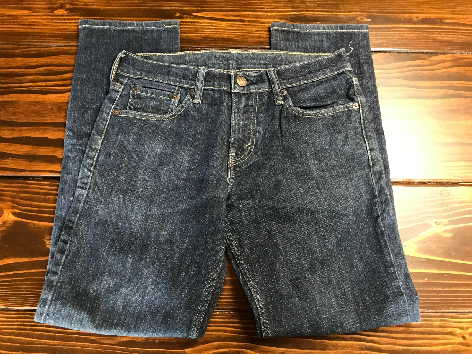 Levi Strauss & Co. 青 ジャンパー Mサイズ K529-13 レミリーフ 新品未使用 デニムジャケット スタッズ S 青