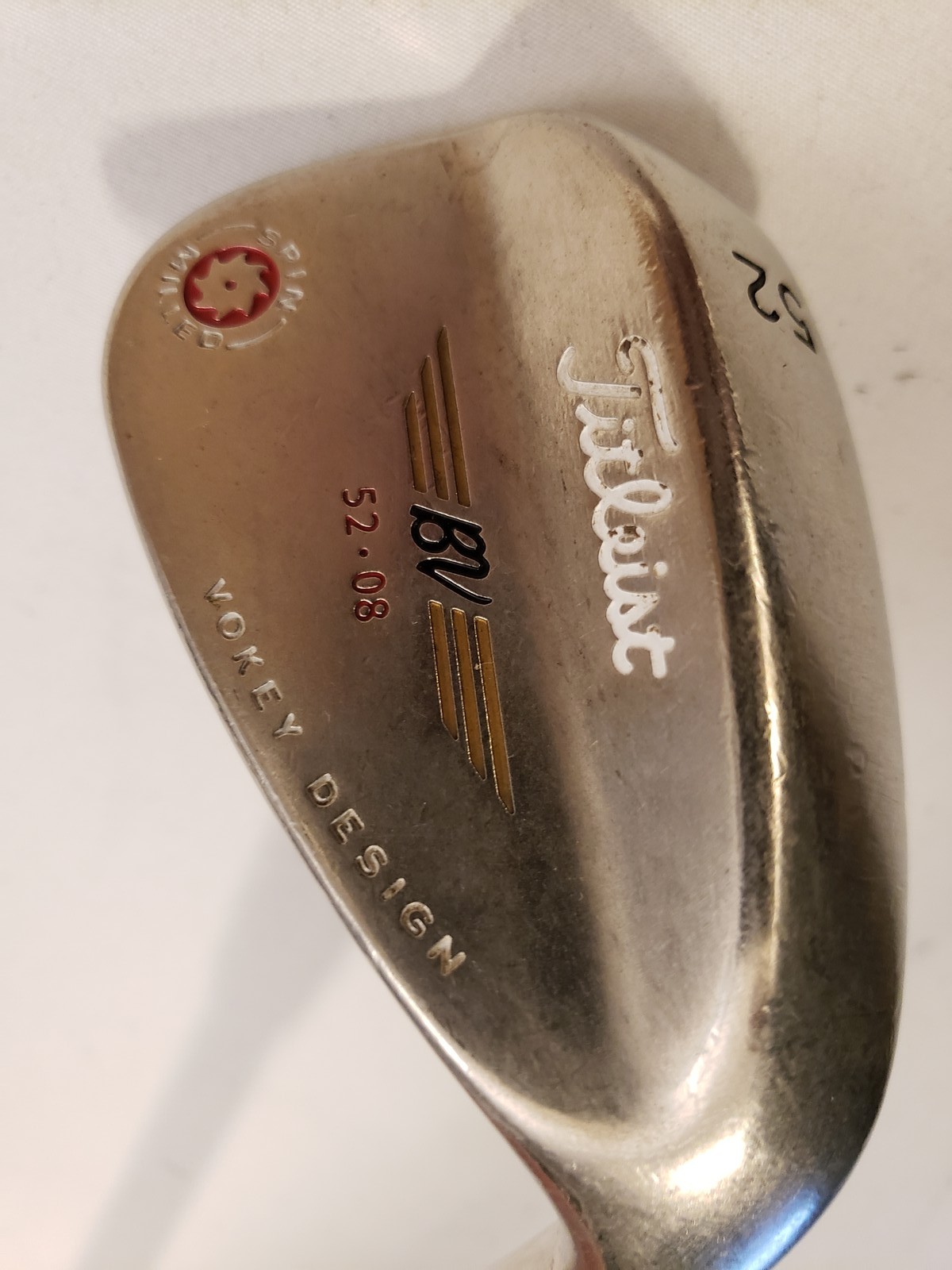 Used Titleist Vokey 52.08 Spin Milled 52* - Gap Wedge GW - Wedge Flex - RH