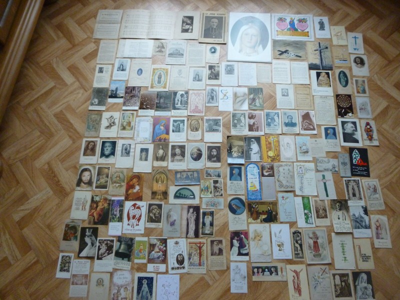 Lot -   145  Images Pieuses  Communion Profession De Foi- Holy Cards  - Santini