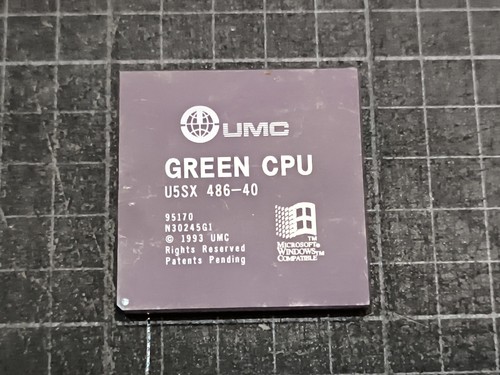 ユウ　ウラシク　235 UMC GREEN CPU U5SX 486-40 Ceramic PGA tested working | eBay