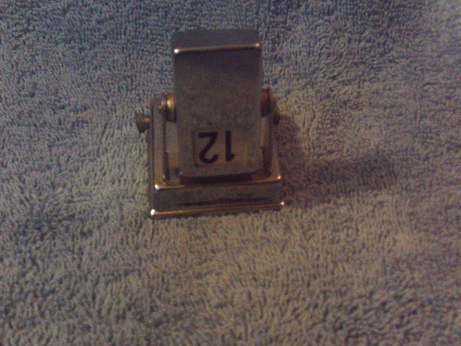 1960ies Metal Hand Turned Calender