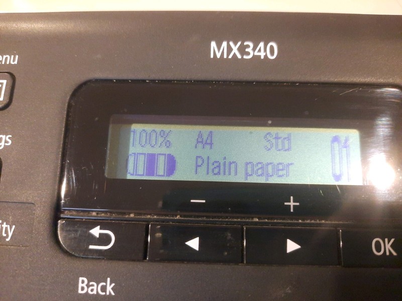 CANON PIXMA FAX,SCANNER AND COLOUR INK 