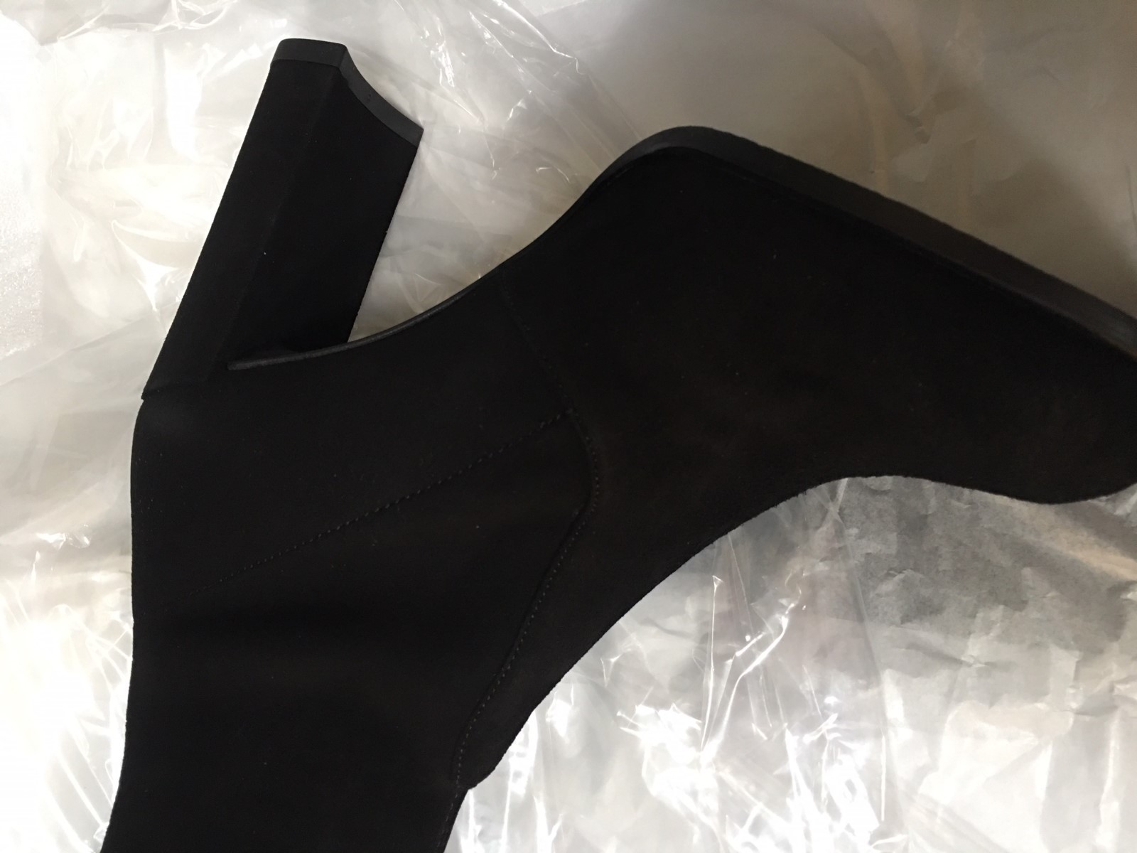 Pre-owned Stuart Weitzman $945  Hiline Over The Knee Black Suede 5 5.5 6 6.5 7.5 8.5 9.5 10 In Suede Black