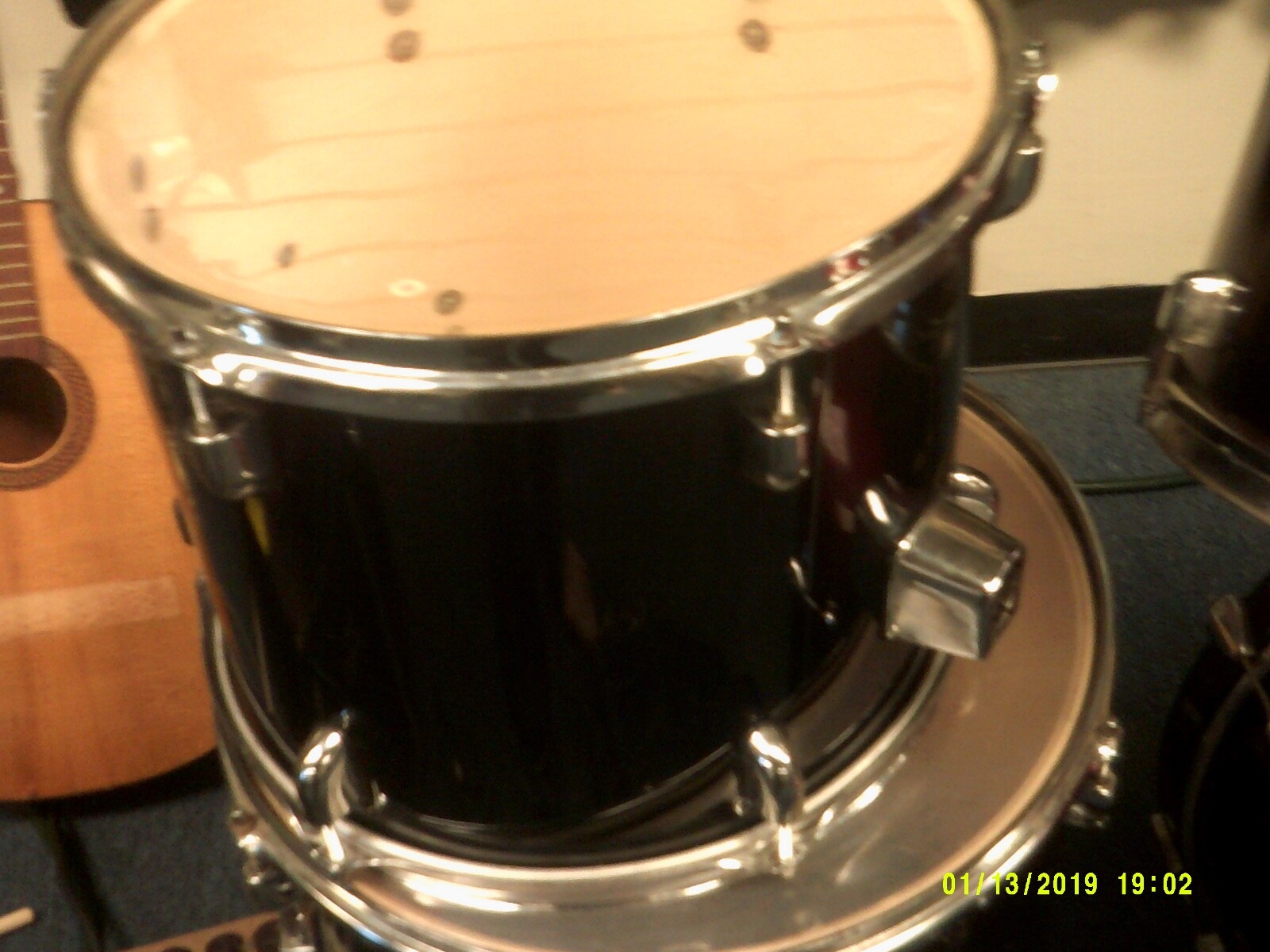 pdp  13 dia by 11 deep Tom drum  black