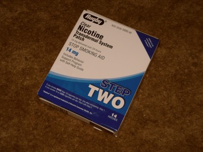 Rugby Step 2 Clear Nicotine Transdermal System 14mg 14 STOP SMOKING PATCHES !!!
