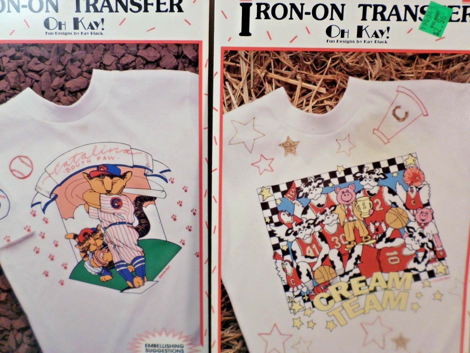 Iron on Transfer Lot~5 Transfers~Kay Black~Mary Engelbreit~Julie's Journey~
