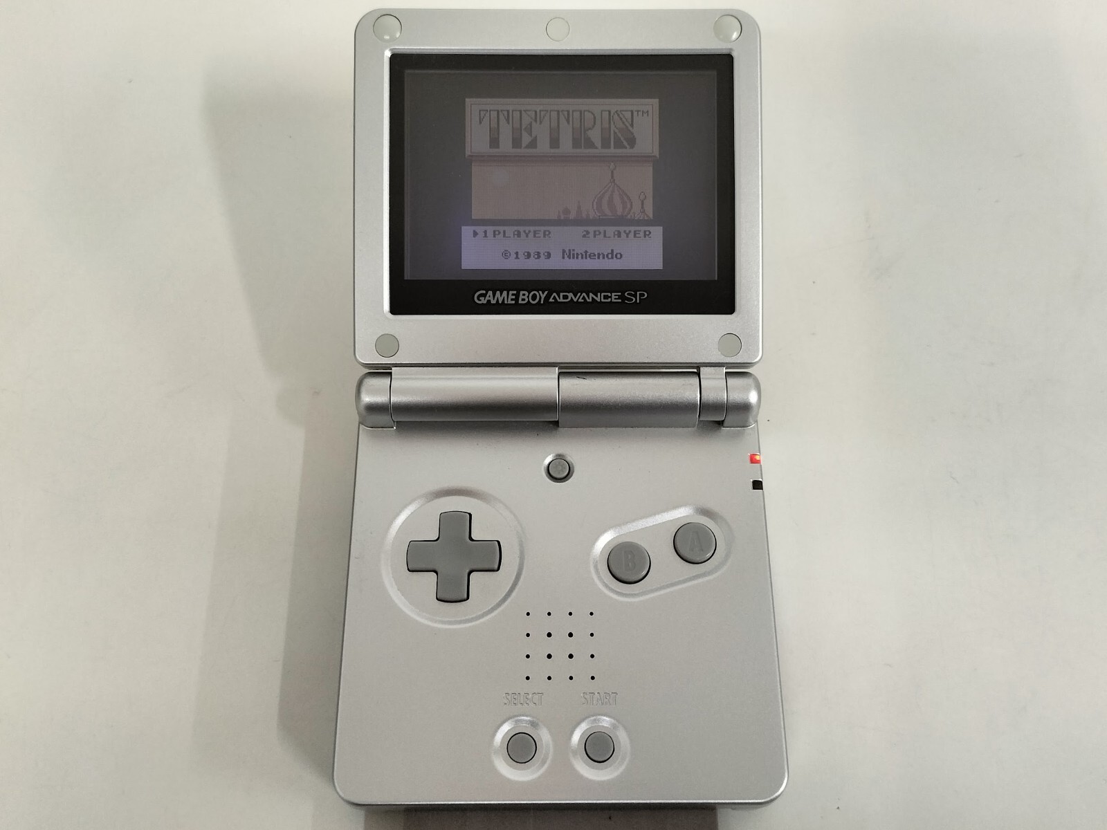 L5289 Nintendo Gameboy Advance SP console Silver Japan GBA x