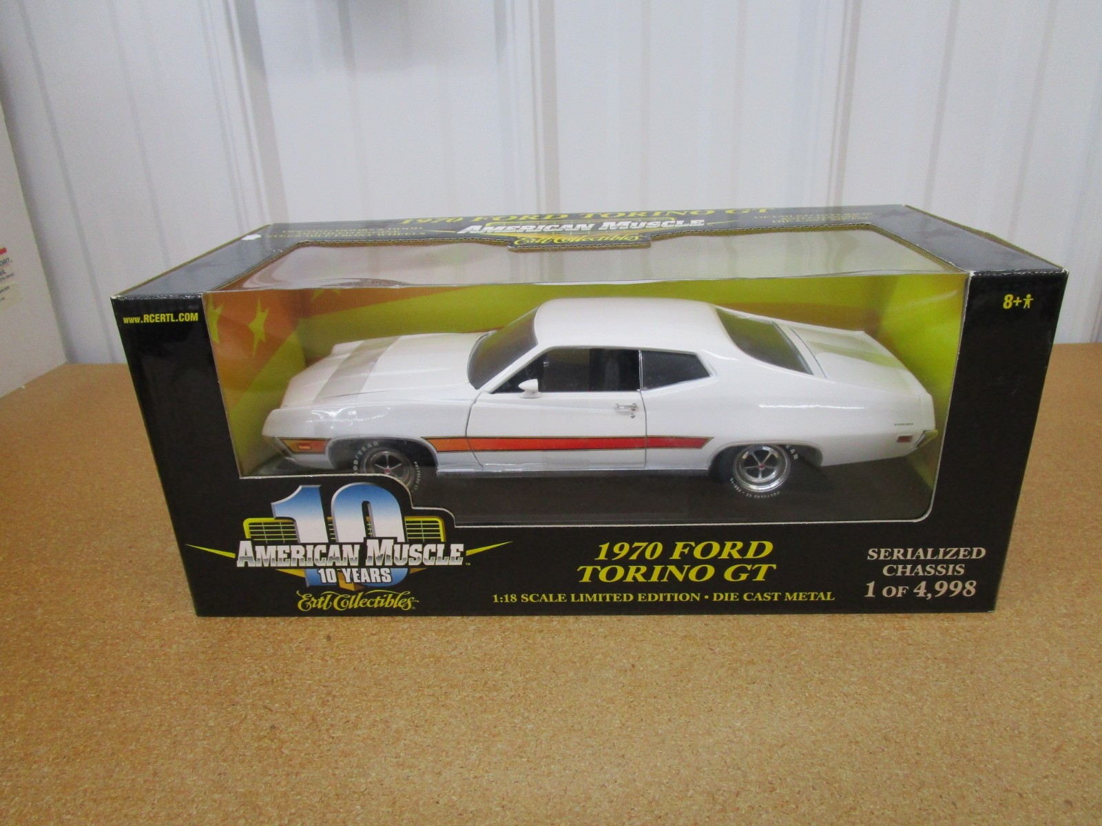 1970 Ford Torino GT 1:18 限定版 ダイキャストメタル RARE!! 1970 Ford Torino GT, Metallic Blue 1:18 Diecast Model