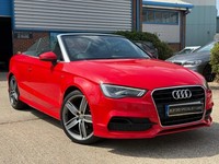 2015 Audi A3 1.4 TFSI 150 S Line 2dr S Tronic CONVERTIBLE Petrol Automatic