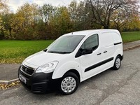 2018 68 PEUGEOT PARTNER 1.6 BLUEHDI 651 SE L1 H1 WHITE PANEL VAN 1 OWNER FSH