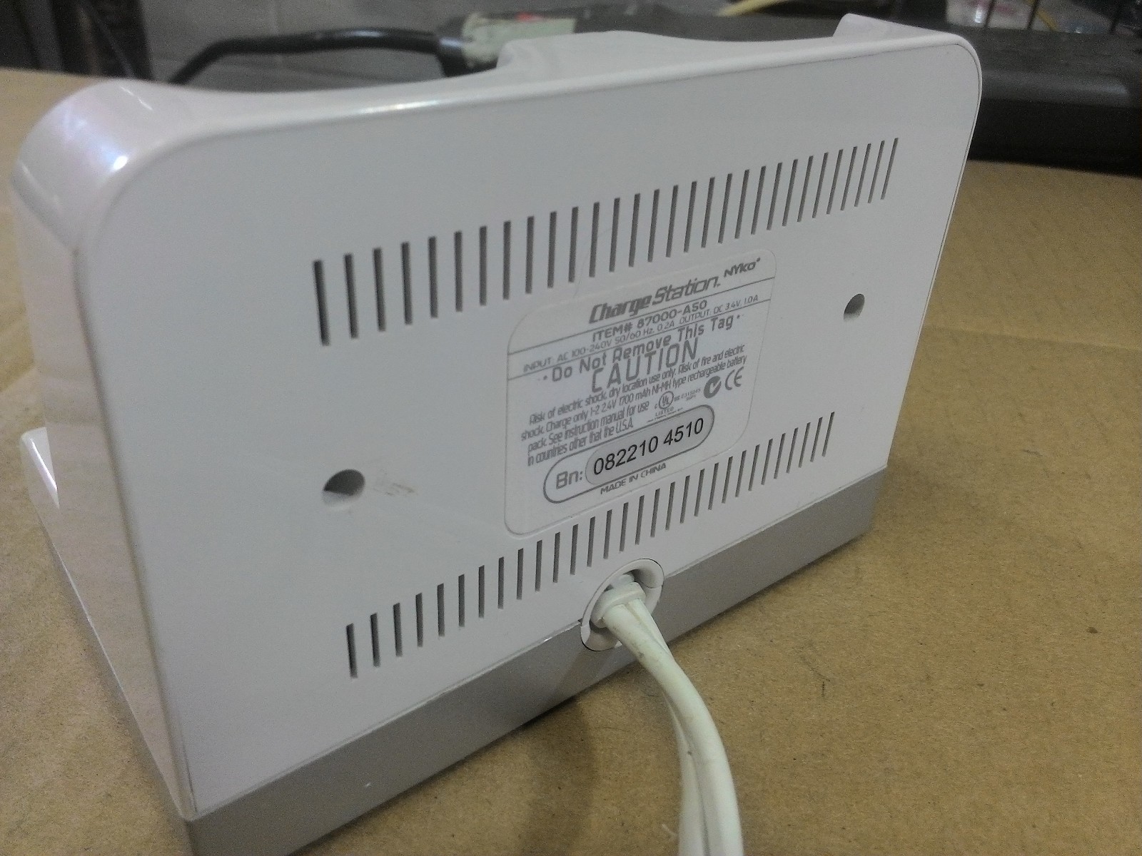 3.4V 1.1A NYCO Nintendo Wii Charger - Nintendo 87000-A50