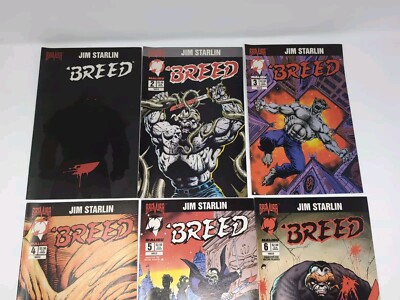 BREED I (1994) #1-6 and BREED II #1-6  BRAVURA MALIBU COMICS