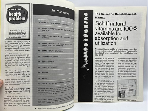 1969 JULY KRAMER'S BETTER NUTRITION Health Food Journal Magazine Products