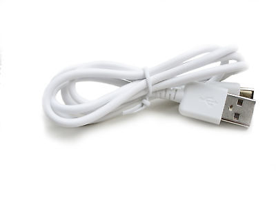 90cm USB Data and Charger Power White Cable Lead for Ployer MOMO7W Tablet