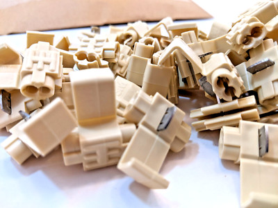 (50) 3M Scotchlok 564 IDC Inline Tap Suitcase Connector BEIGE 18-14 AWG Beige