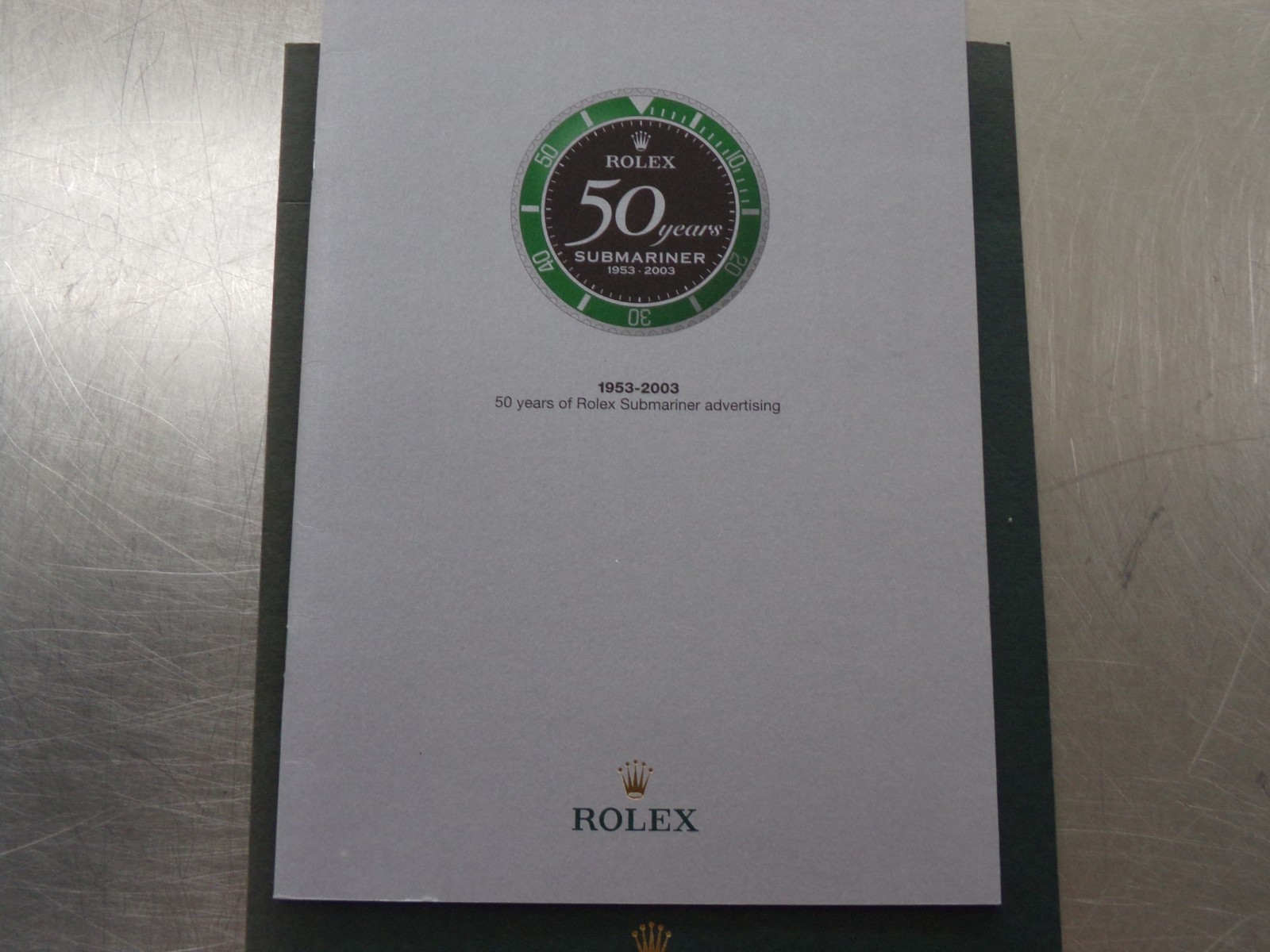 50 Years Of Rolex Submariner Dealers Premiere Folder