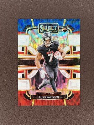 2023 Select Bijan Robinson RC Rookie Concourse Blue White Red Wave /259 J1S