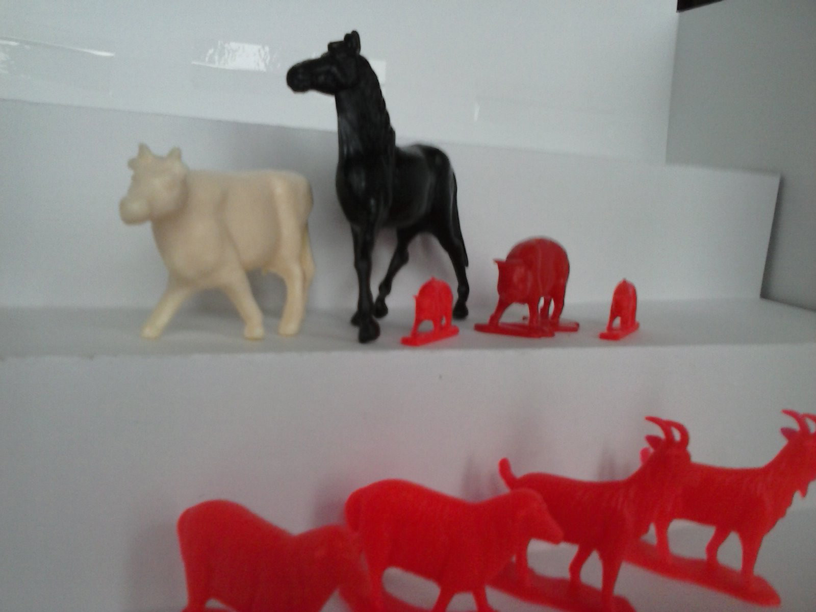 Processed Plastic Farm Animals Playset Figures