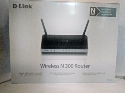 D-Link N300 108 Mbps 4-Port 10/100 Wireless N Router (DIR-615)