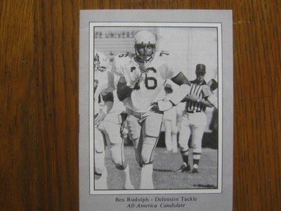 1980  CAL STATE  LONG  BEACH  Football Prospectus(Signed by  Coach DAVE  CURREY)