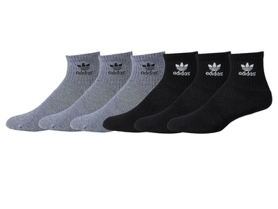 Носки унисекс Носки adidas Trefoil Quarter (6 пар)