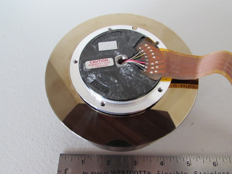 Vintage Computer Winchester Hard Drive Spindel w/8 Coated Platters 5