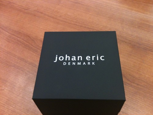 Pre-owned John Eric Johan Eric Men's Watch Je-h1000-02-001b Holstebro Seconds Subdial Yellow Gold Ip
