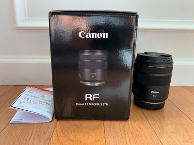 Canon RF 85mm f/2 Macro IS STM Lens W/ Box