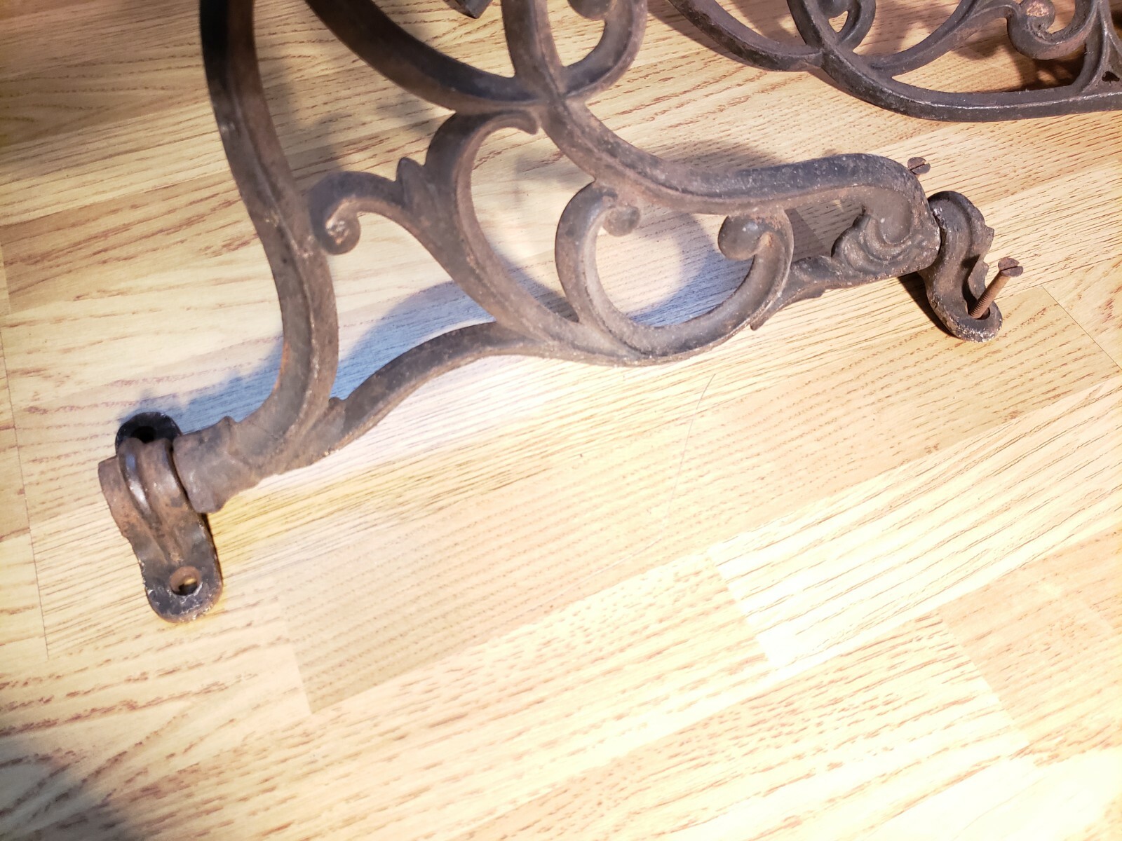 Antique Cast Iron swing stool wall mounted folding stool american store 1867