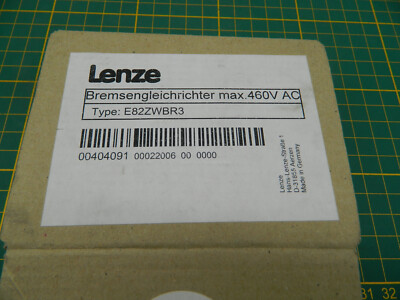 Lenze E82ZWBR3 Brückengleichrichter 750mA 6-Pin Bremsengleichrichter 13046438