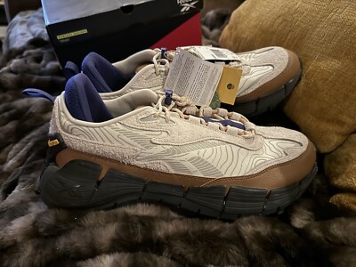 Reebok Zig Kinetica 2.5 Edge Chalk/Alabaster/Wild Brown GX6831  US 12 - NWT