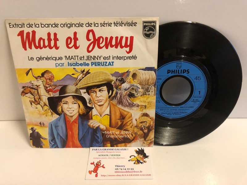45t Bande Originale SÃ©Rie TÃ©LÃ©VisÃ©E Matt Et Jenny Isabelle Peruzat Philips Tv Sp