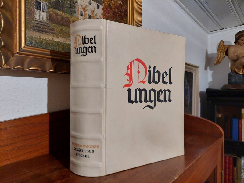 Nibelungen Wagner Luxusausgabe 1940 Askanischer Verlag Handeinband Pergament