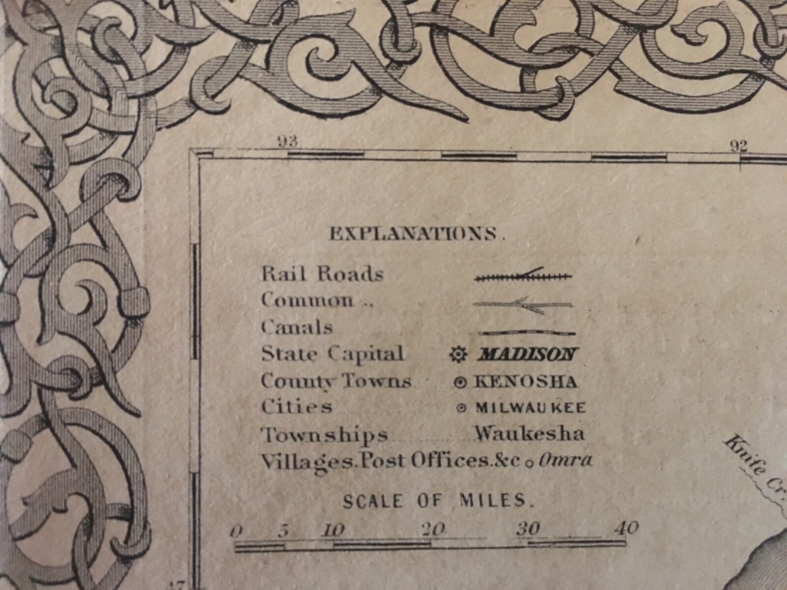 J.H. Colton’s 1859 Atlas Map of Wisconsin