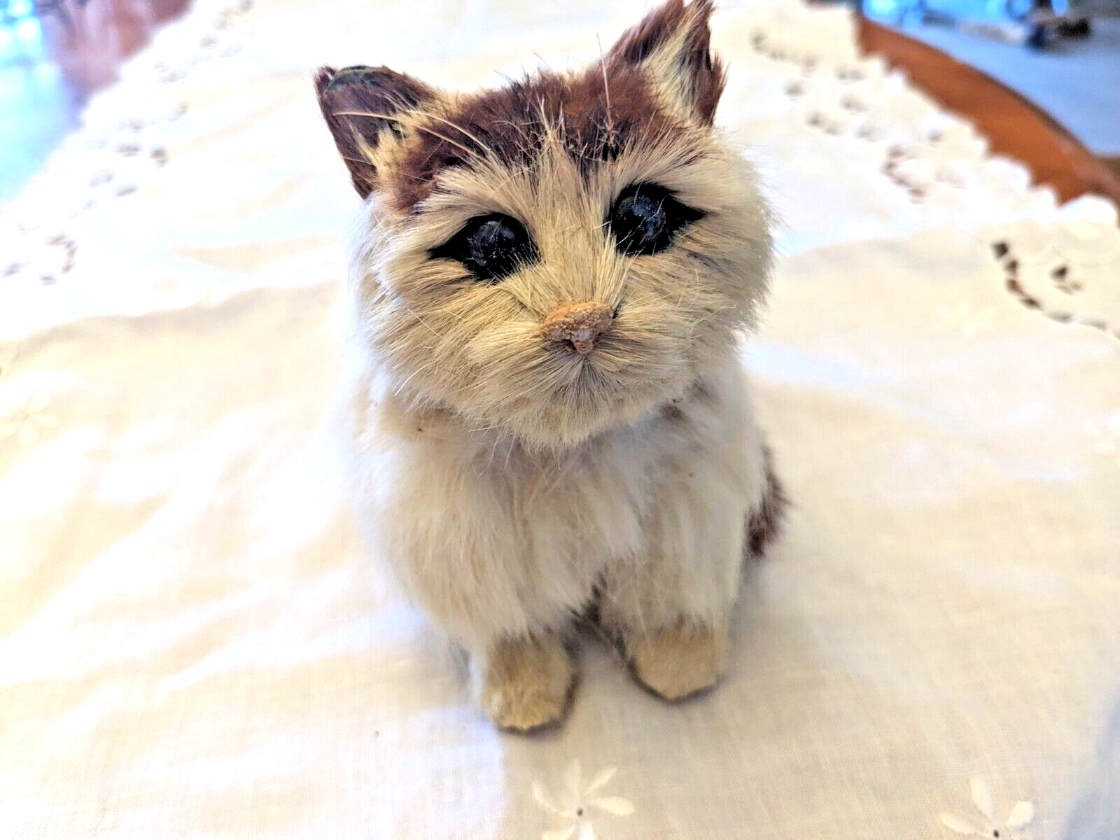Fluffy Toy Cat, Stuffed, Very Life Like
