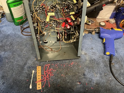 Vintage 50s Sound Projects Tube/PA Amp + 2 Speaker Outputs, Restored