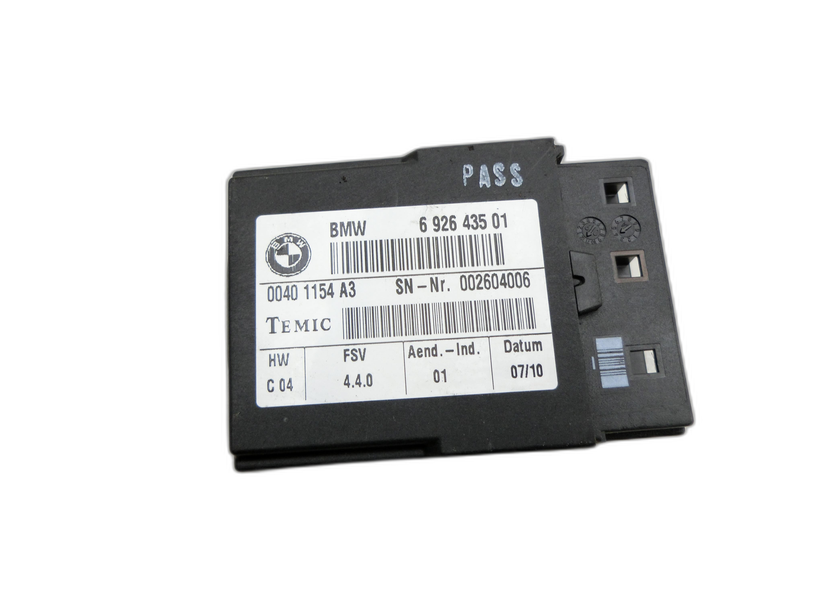 Unidad de control ECU módulo asiento derecha delante para BMW E91 3er 318D LCI 08-12 - Bild 1
