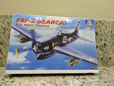 Italeri 0803L F8F-2 Bearcat U.S. Navy Fighter 1:48 1997 Plastic Model Kit