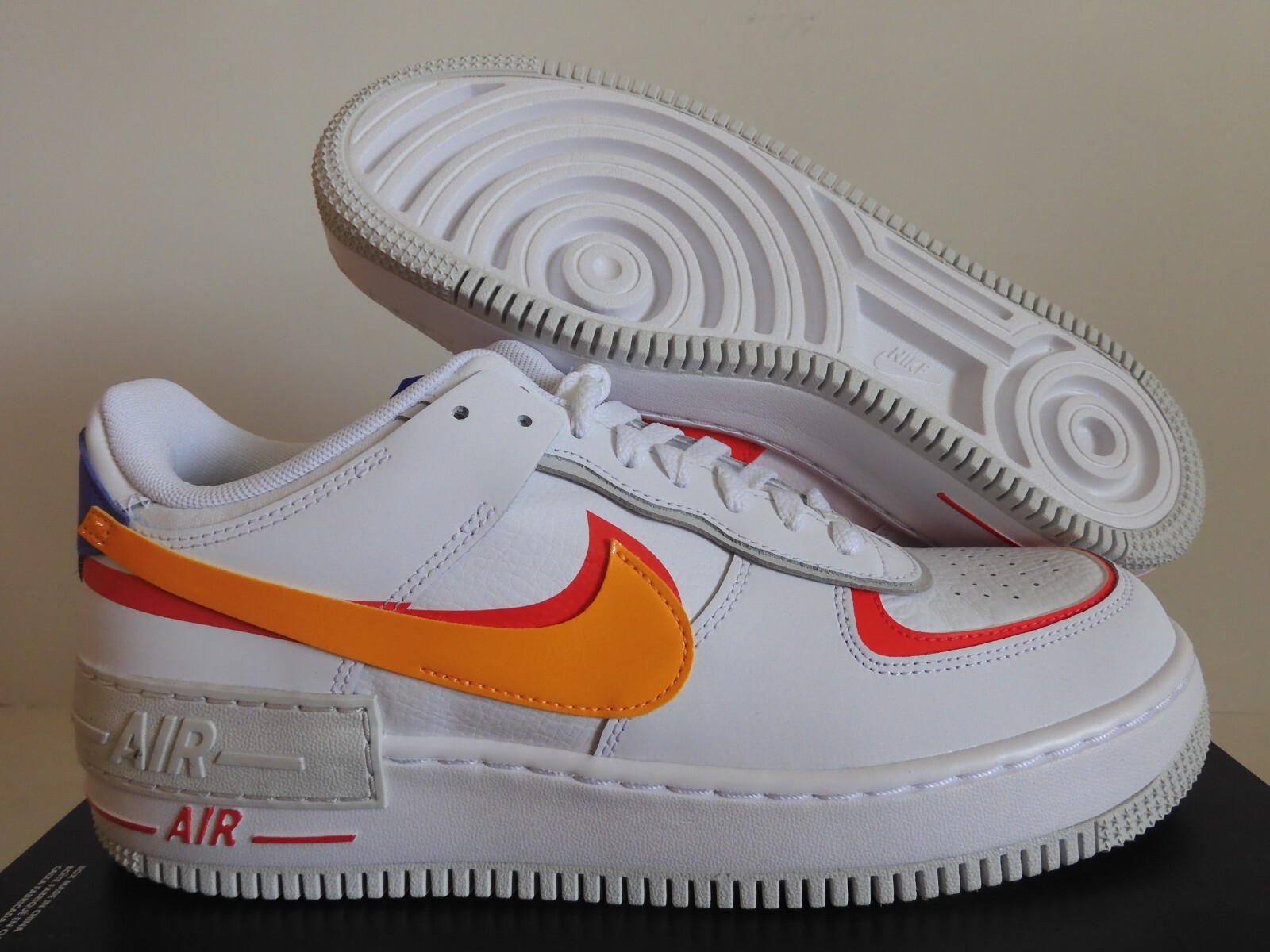 NIKE ナイキ W AF1 SHADOW 7.5 レッド Nike WMNS Air Force 1 Shadow University Red - Feb 2023