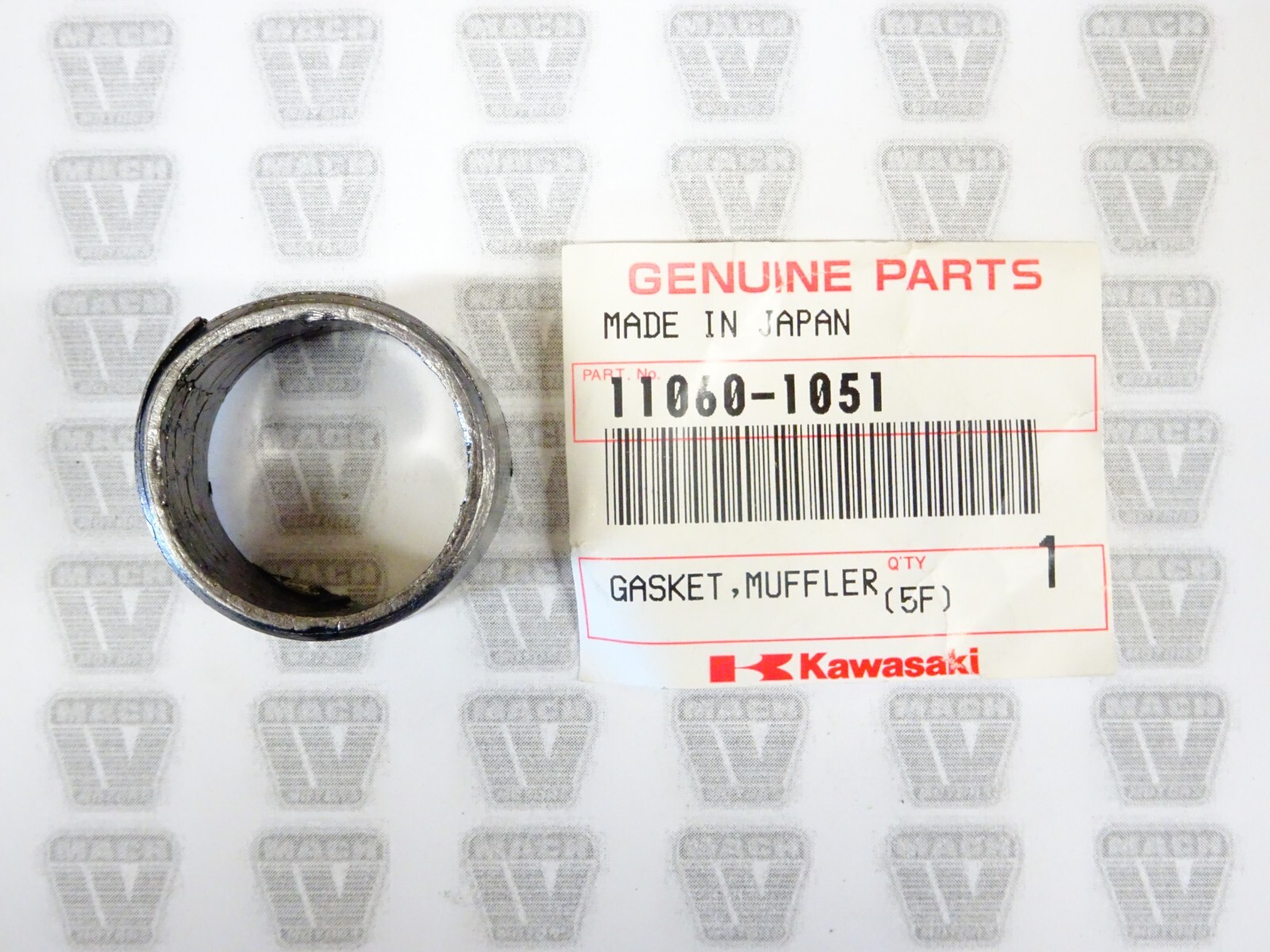 Kawasaki NOS NEW 11060-1051 Muffler Connecting Gasket EX KL Kawasaki NOS NEW 11060-1051 Muffler Connecting Gasket EX KL