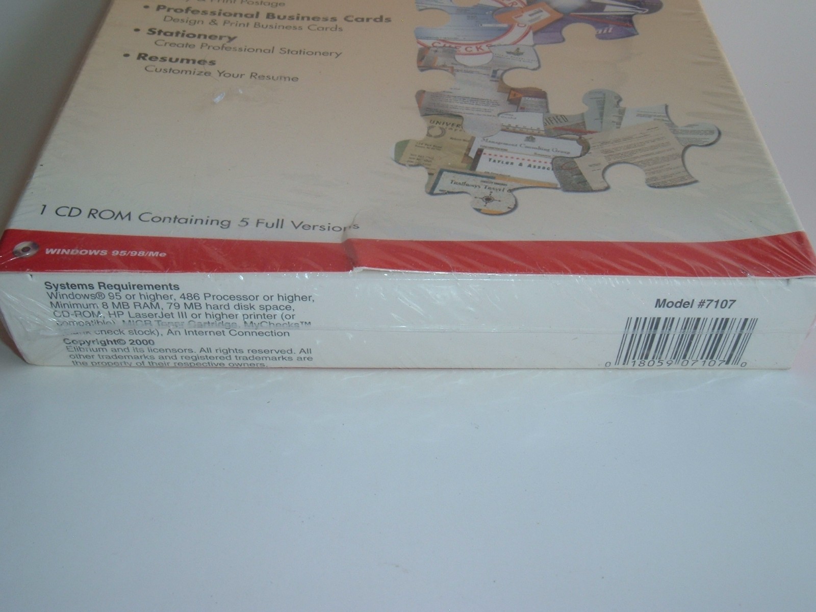 My Personal Organization Suite CD ROM Window 95/98/Me 2000