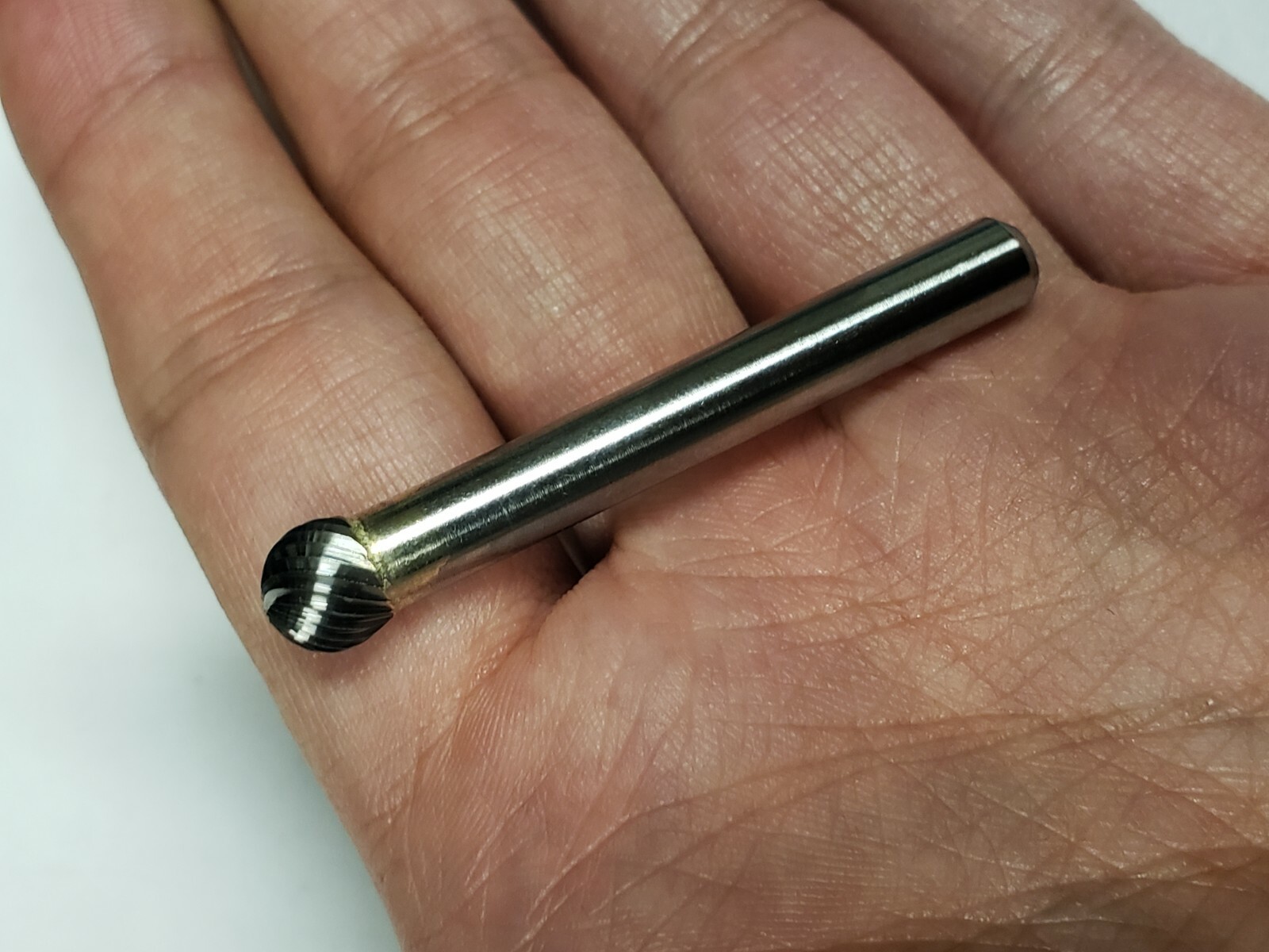 SD2S Ball Shape 5/16" Carbide Burr Bur Tool Die Grinder Bit 1/4" Shank