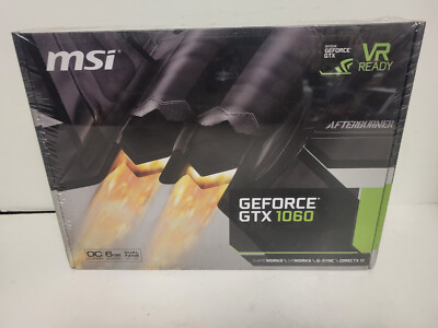 MSI GeForce GTX 1060 V1 OC GDDR5 6GB Gaming Graphics Card