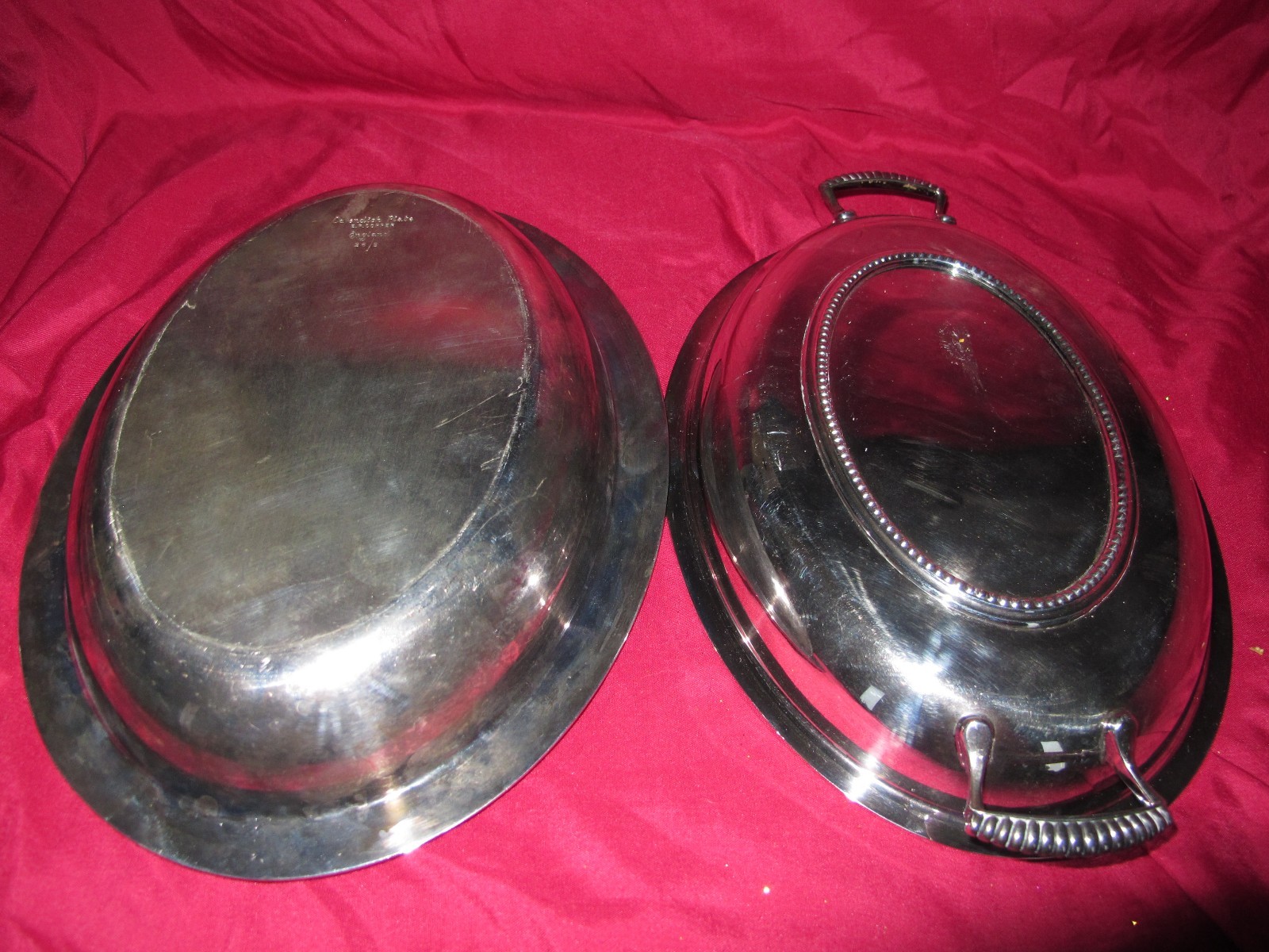 Vintage Cavendish Plate English  Oval Serving Dish with Lid 26/2