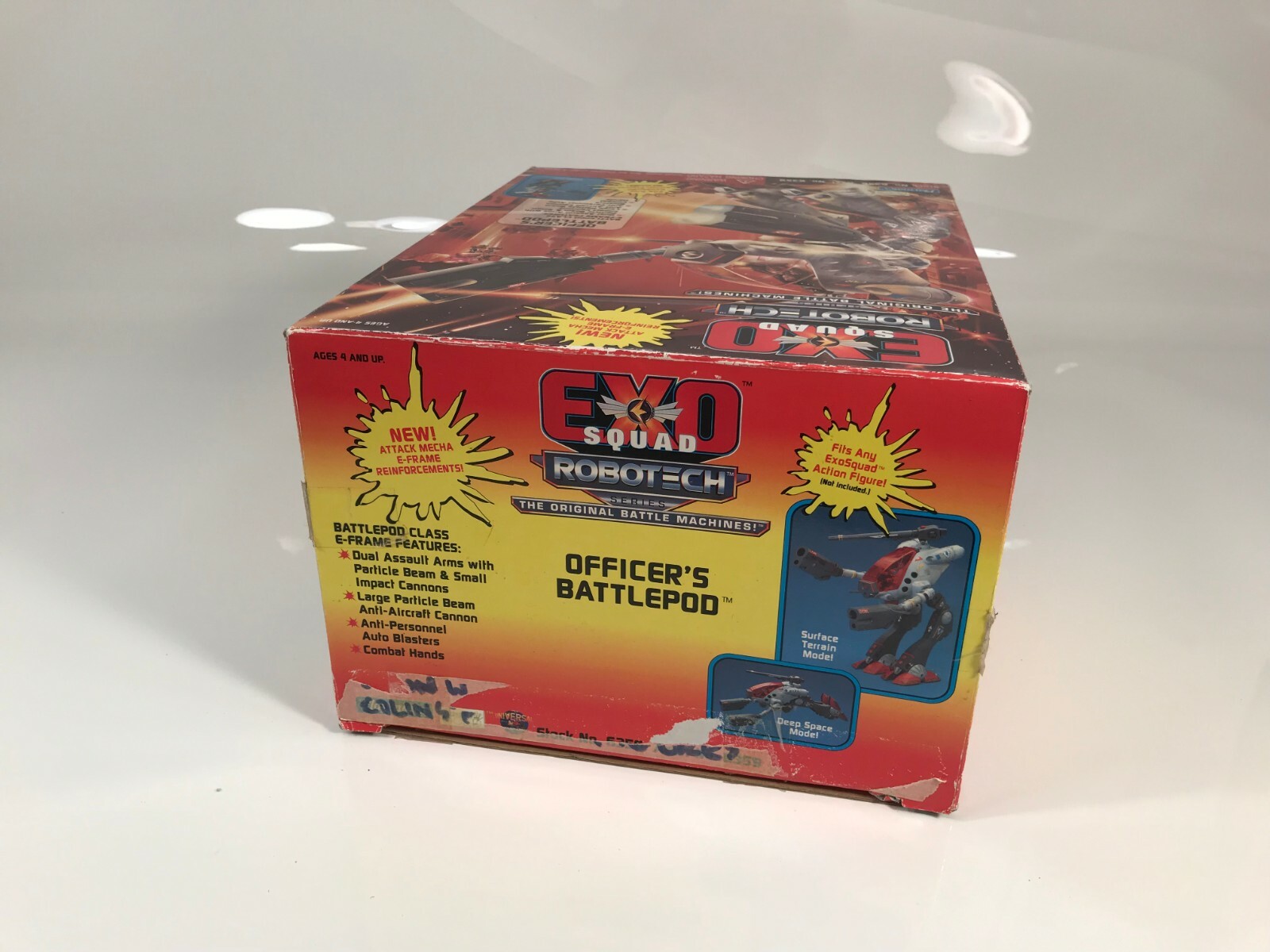 Exo Squad Robotech Series Zentradi Officer's Pod BOX ONLY E-Frame Macross