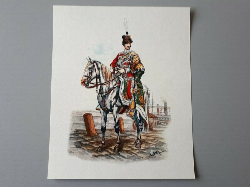 Affiche : Officier De La Garde Hongroise 