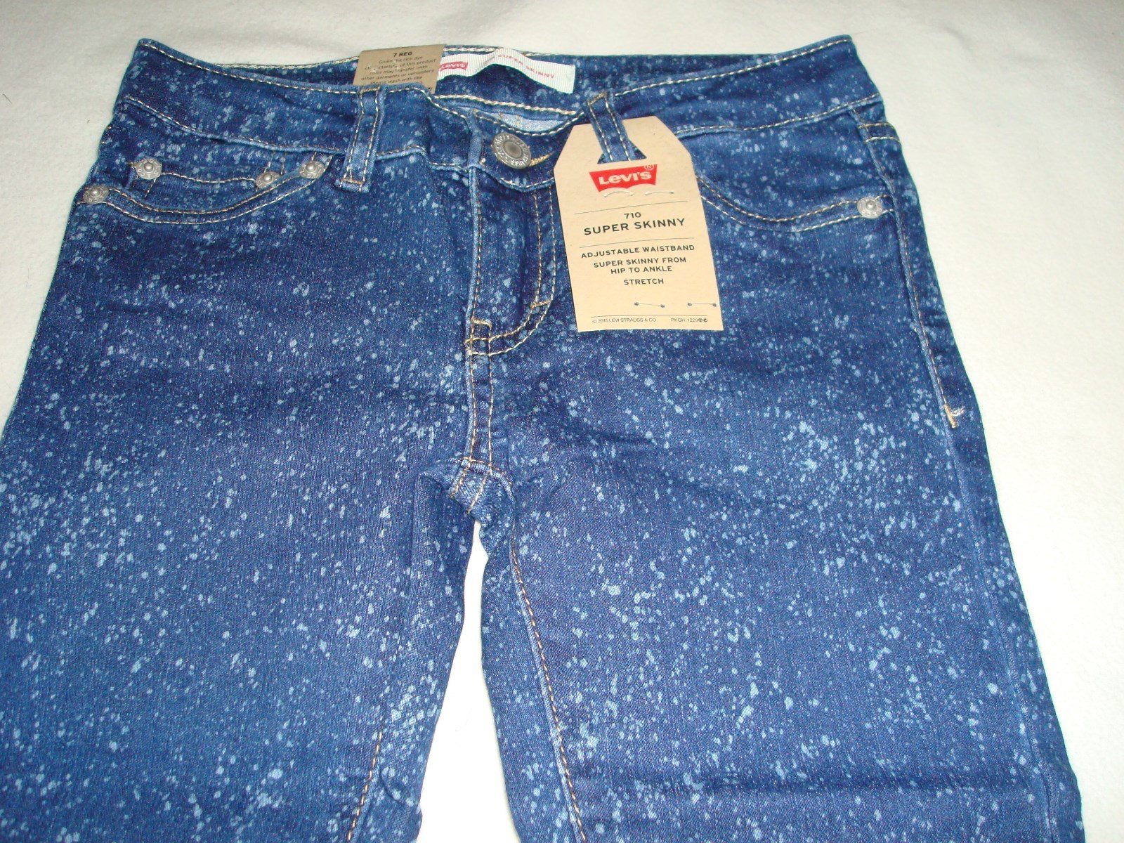 Girls Levis 710 Super Skinny Marble Print Jeans