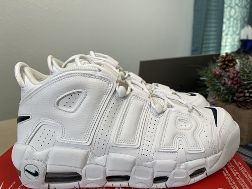 Nike Air More Uptempo 8 ネイビー/ホワイト Nike Air More Uptempo Kobe 8 White/Midnight Navy Size 5 Y | eBay