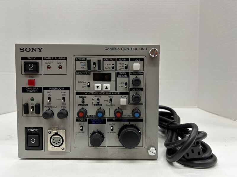 Sony Camera Control Unit Ccu-tx7 With Case